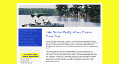 Desktop Screenshot of mylakesinclair.com