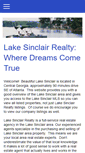 Mobile Screenshot of mylakesinclair.com